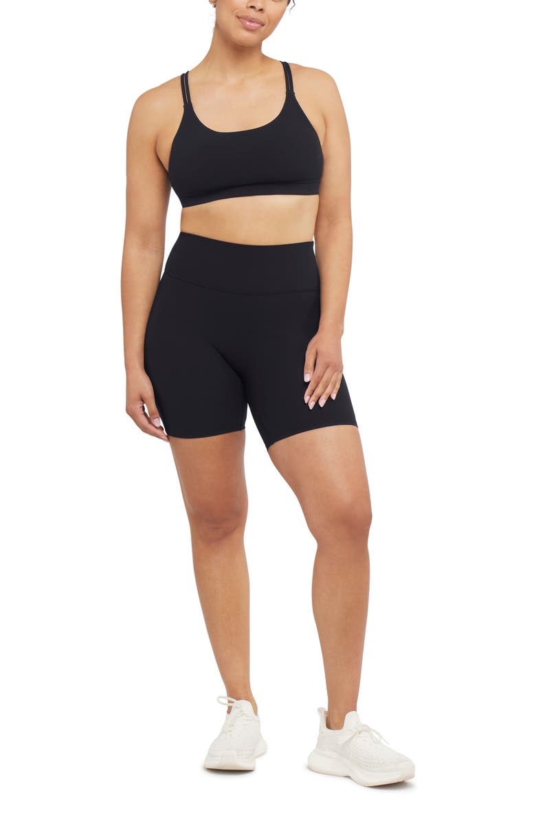 SPANX<sup>®</sup> SPANXsmooth<sup>™</sup> OnForm Bike Shorts, Alternate, color, Very Black