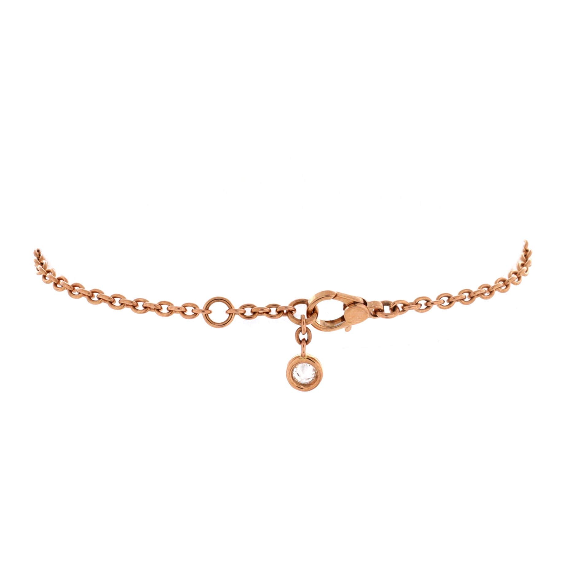 Finesse Bracelet 18K Rose Gold and Diamonds, Alternate, color, Rose Gold