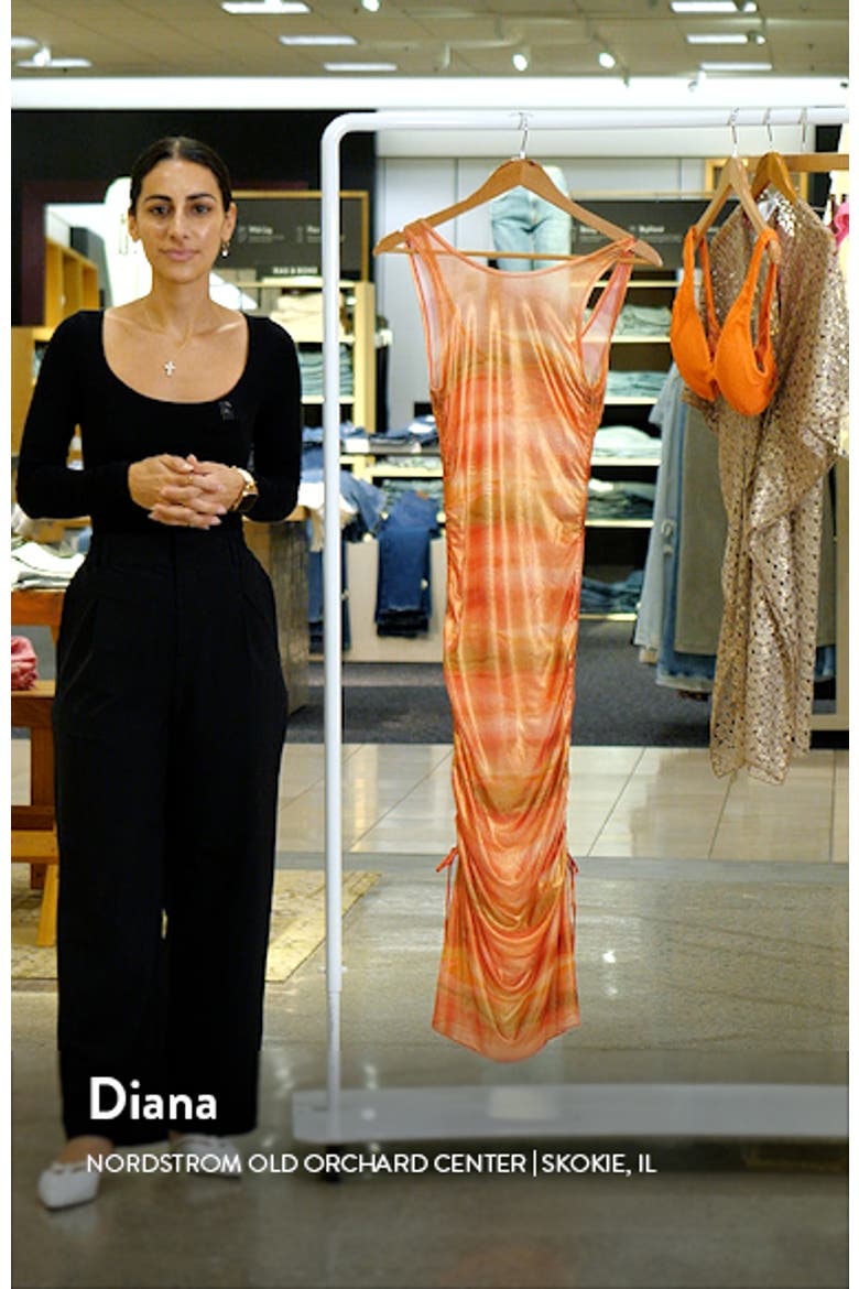 Solar Energy Side Tie Midi Cover-Up Dress video