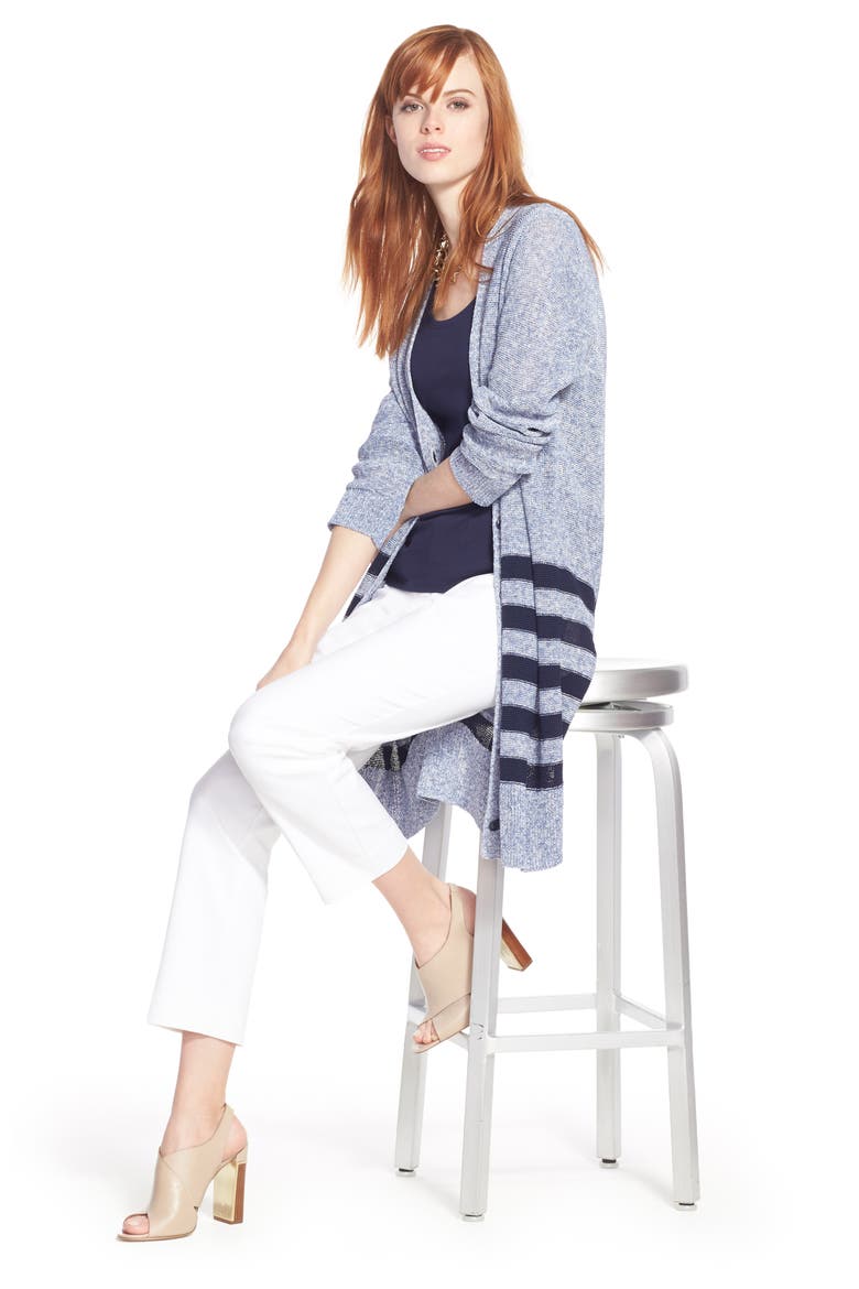 'Veloria' Slim Ankle Pants, Main, color, WHITE