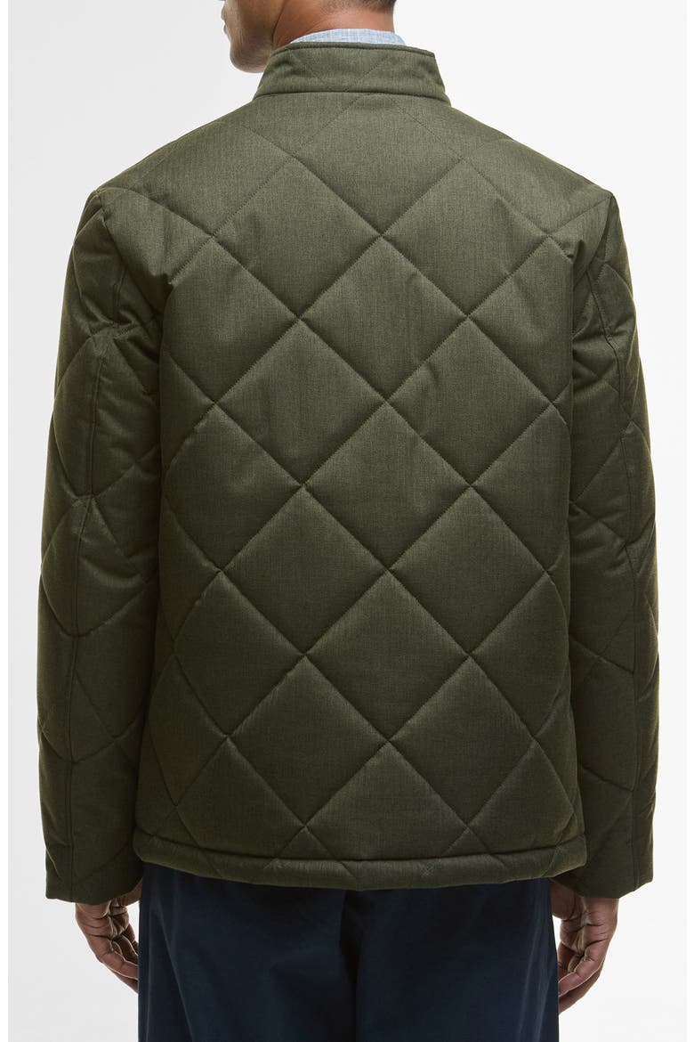Quilted Harrington Jacket, Alternate, color, OLIVE