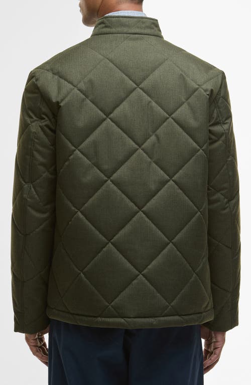 Barbour Quilted Harrington Jacket In Green