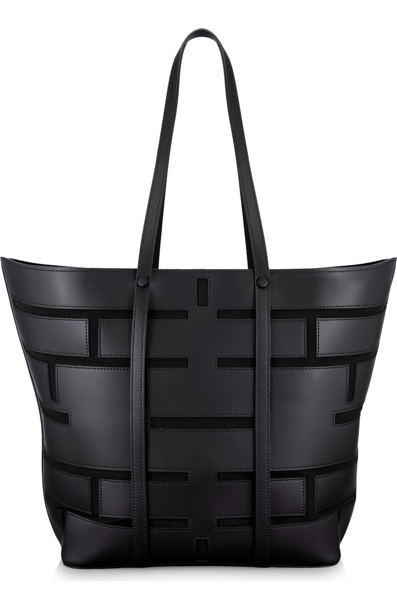 FRAME Plaque Leather Tote, Main, color,