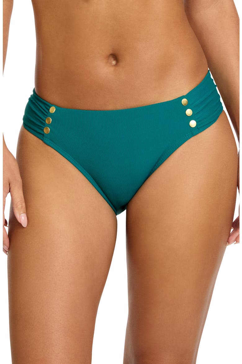 Amy Side Tab Bikini Bottoms, Main, color, CERULEAN