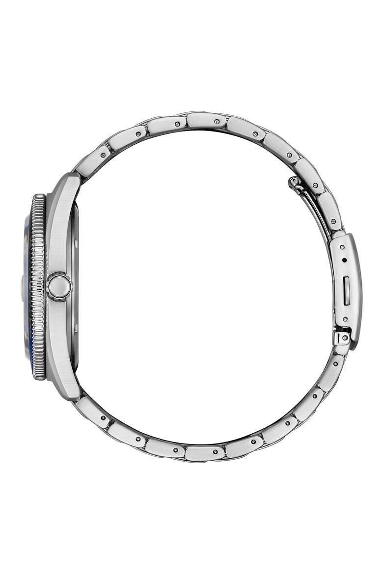 Eco-Drive Classic Sport Bracelet Watch, 43mm, Alternate, color, SILVER