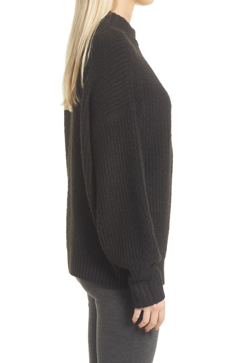 Halogen<sup>®</sup> Oversize Mock Neck Sweater, Alternate, color, 