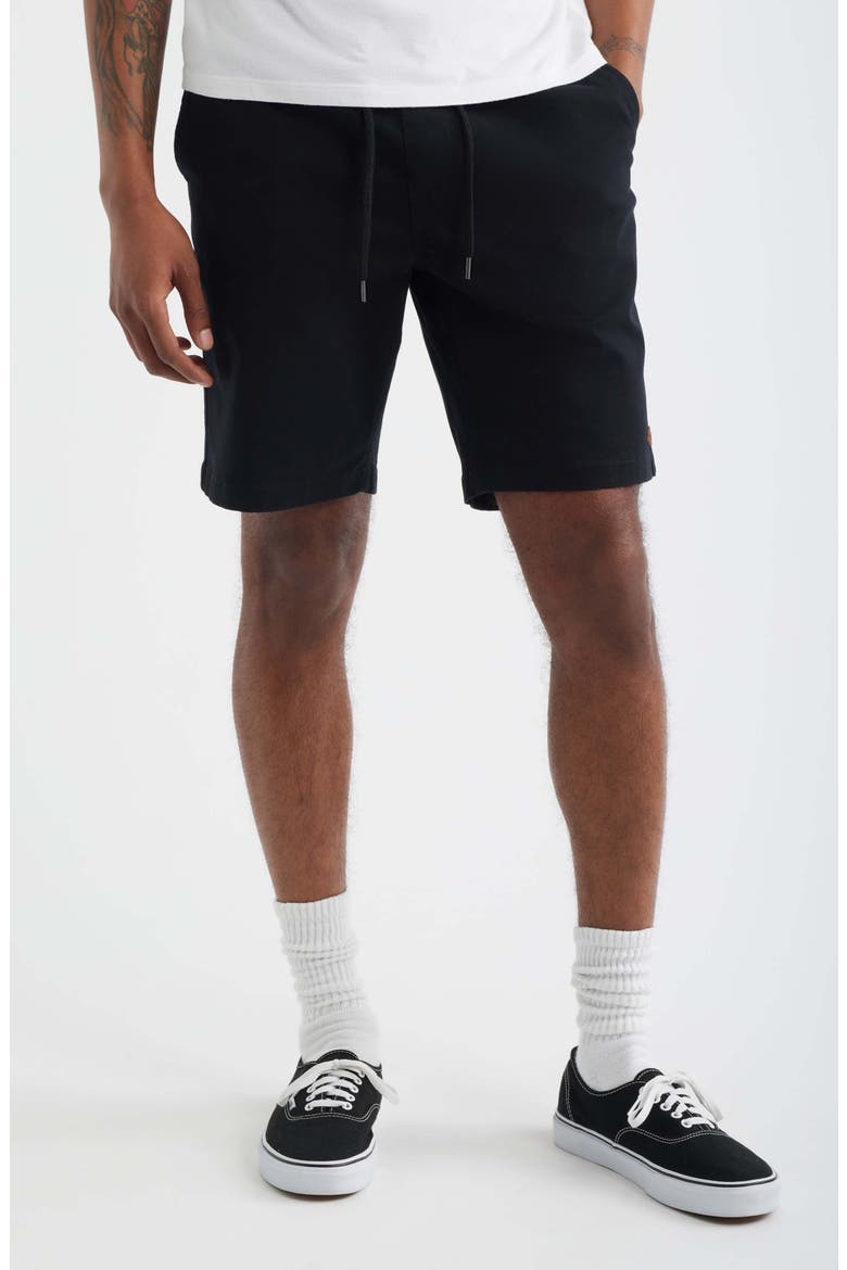 Classic Surf Corduroy Volley Shorts, Main, color, BLACK