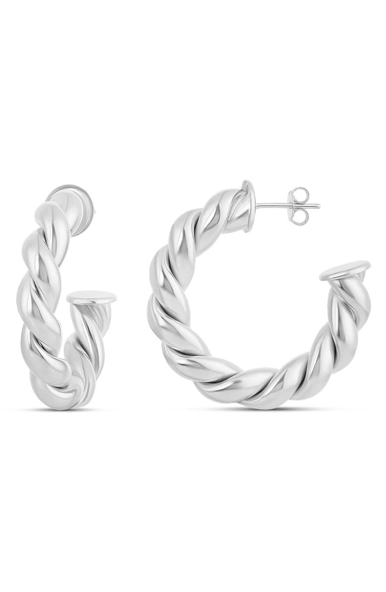 SHYMI Twist Hoop Earrings, Main, color, 
