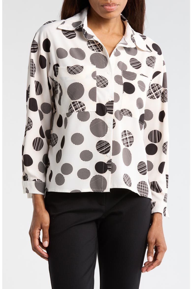 Mix Dot Top, Main, color, WHITE