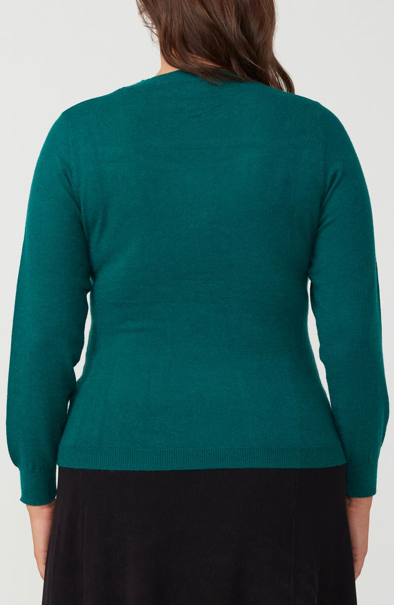 Estelle Alba Cutout Sweater, Alternate, color, Forest Green