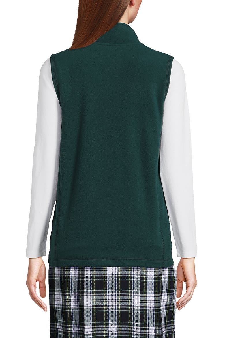 Lightweight Fleece Vest, Alternate, color, Evergreen