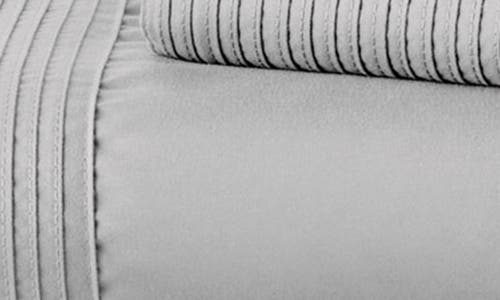 Southshore Fine Linens Premium Collection Pleated Extra Deep Pocket Sheet Set In Steel Grey