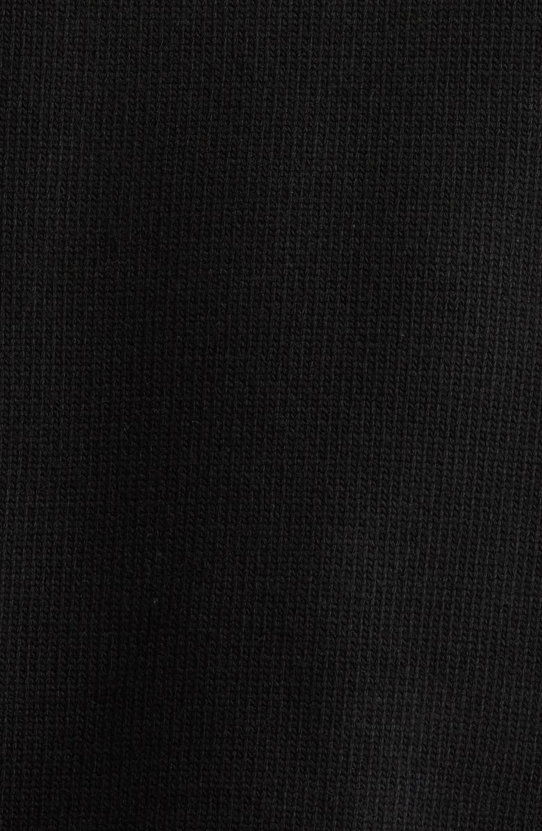 Fear of God Essentials Waffle Knit Crewneck Sweater, Alternate, color, Vintage Black