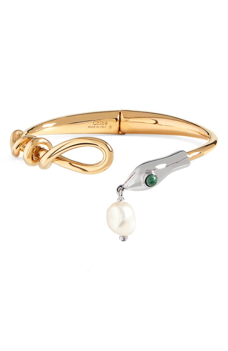 Chloé Callie Hinge Cuff, Main, color,