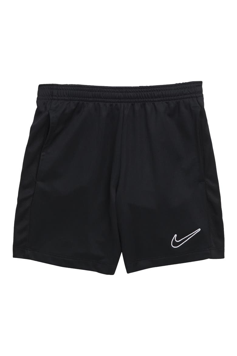 Kids' Dri-FIT Training Shorts, Main, color, 010 BLACK/BLACK/WHITE