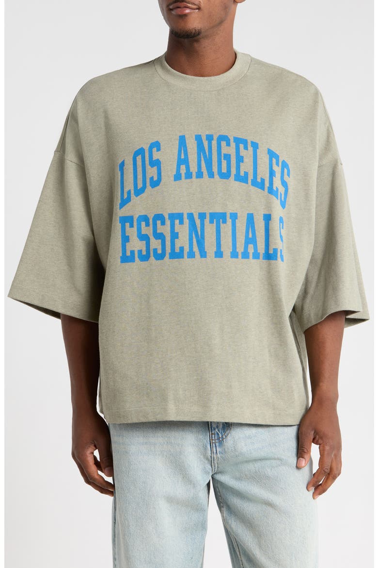 x NFL Los Angeles Chargers Merch T-Shirt, Main, color, CONCRETE HEATHER