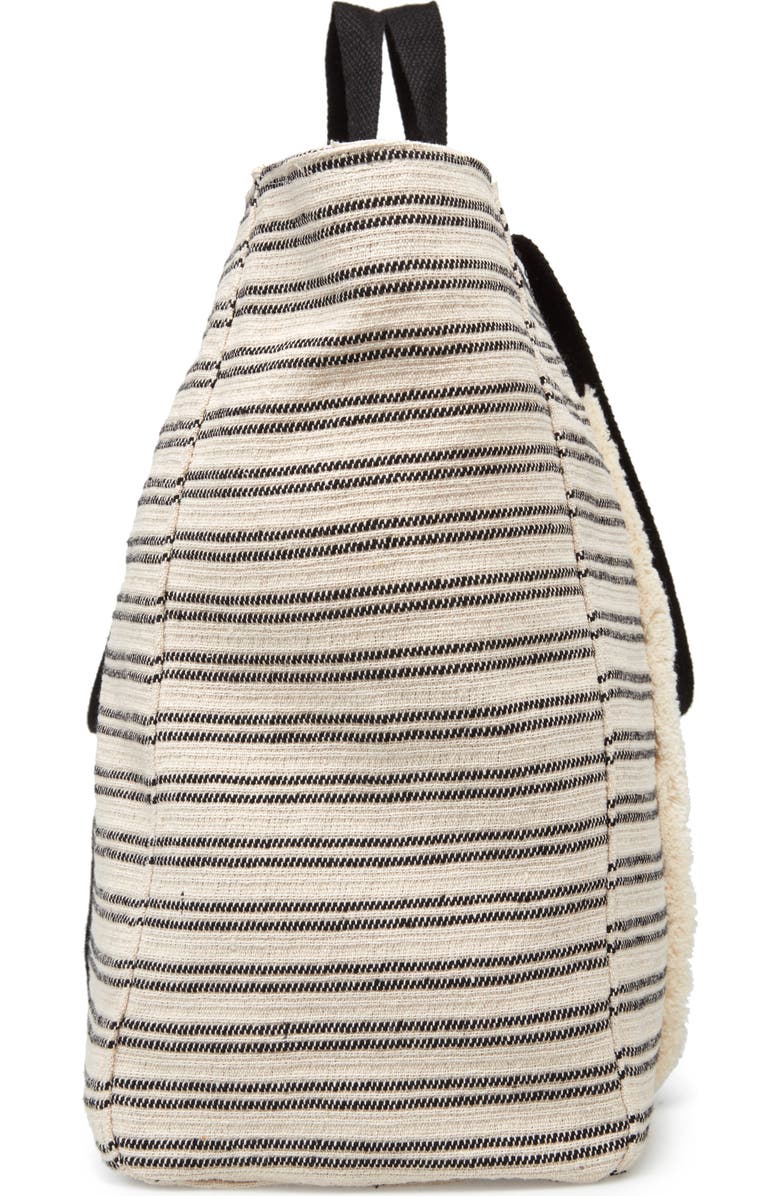 Violet Ray New York Stripe Canvas Weekend Bag, Alternate, color,
