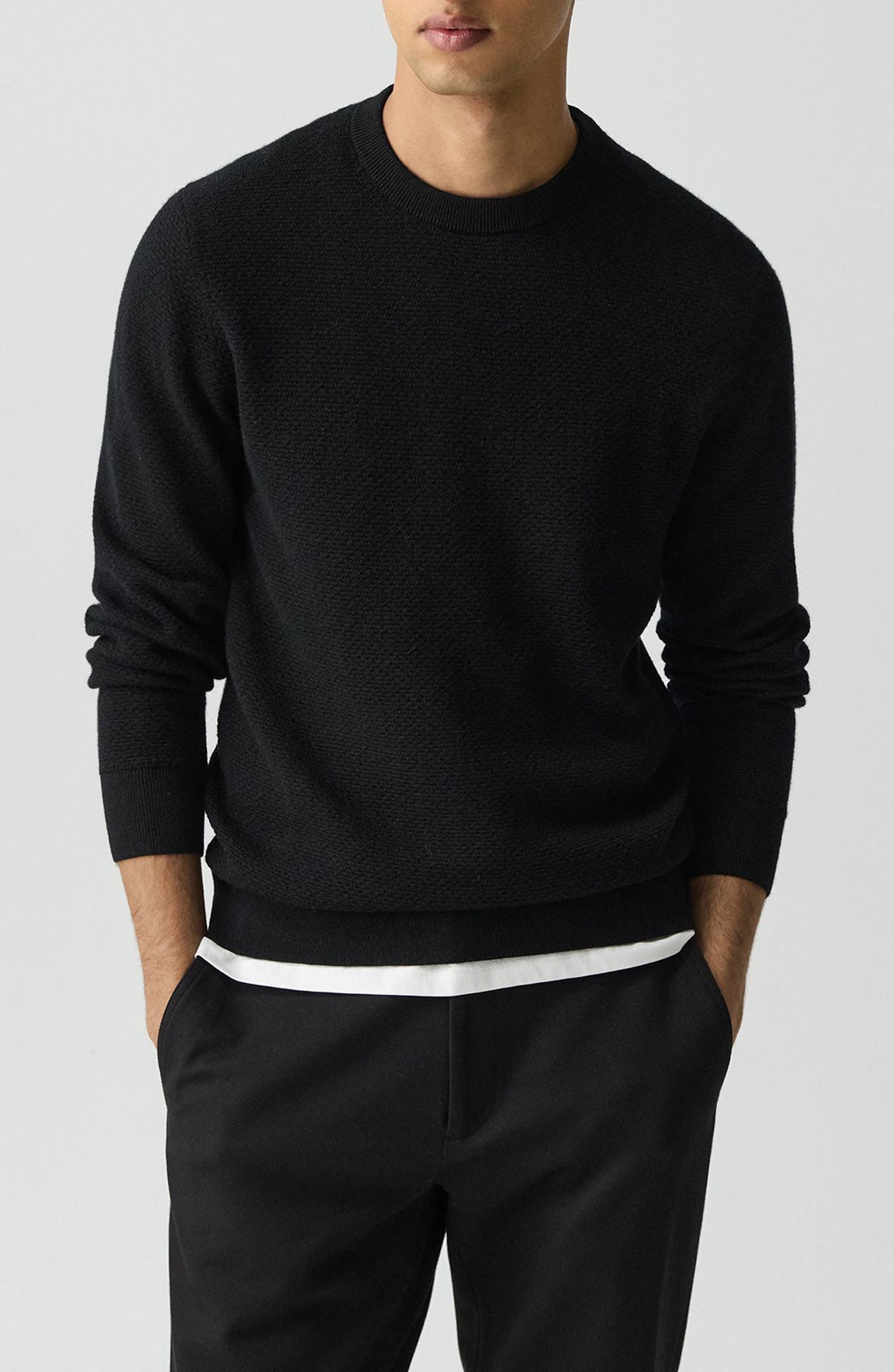 Theory Maden T.Novo Crewneck Wool Sweater