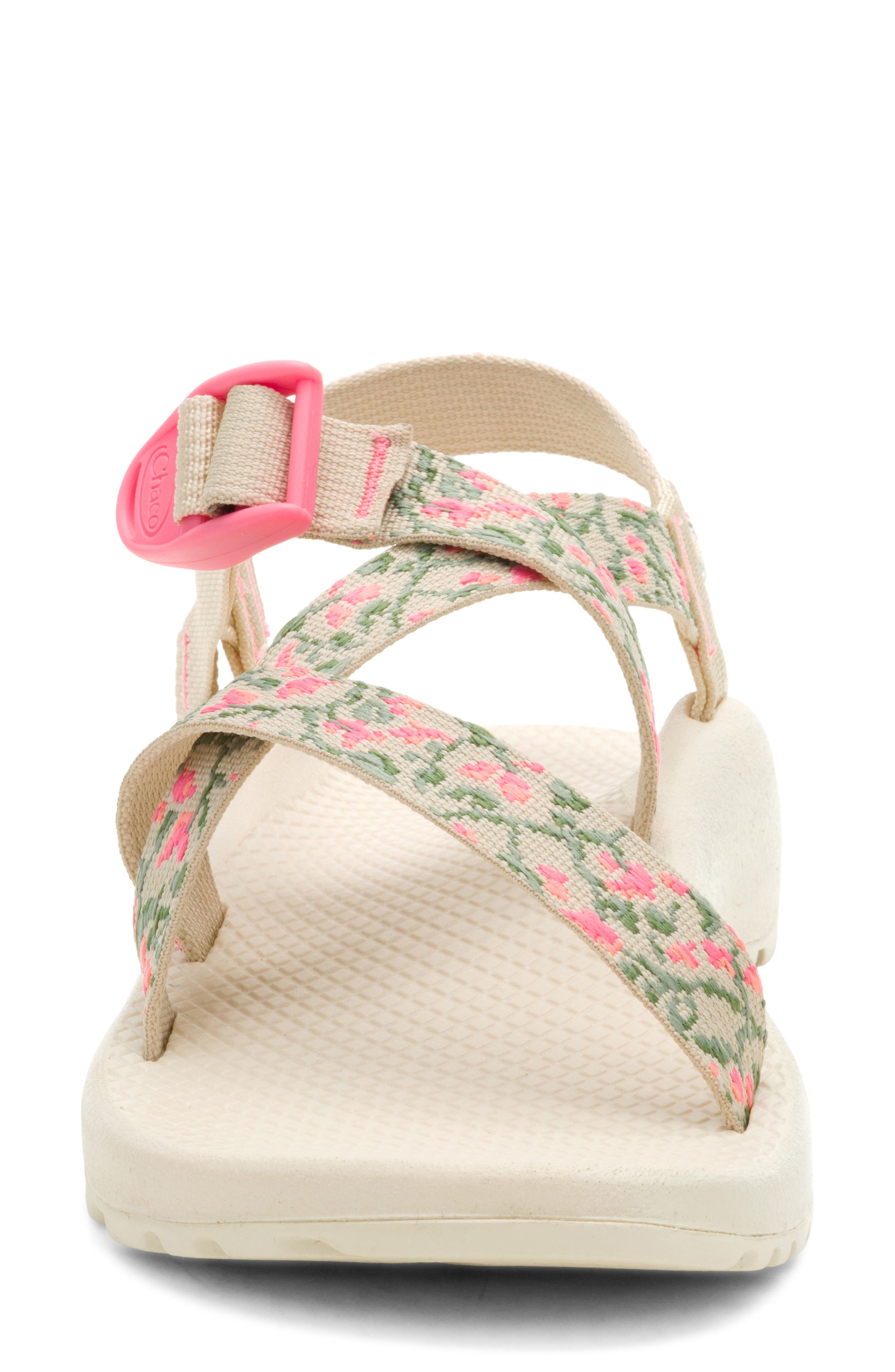 Chaco Z1 Classic Embroidered Garden Sandal, Alternate, color, Botanic Pink
