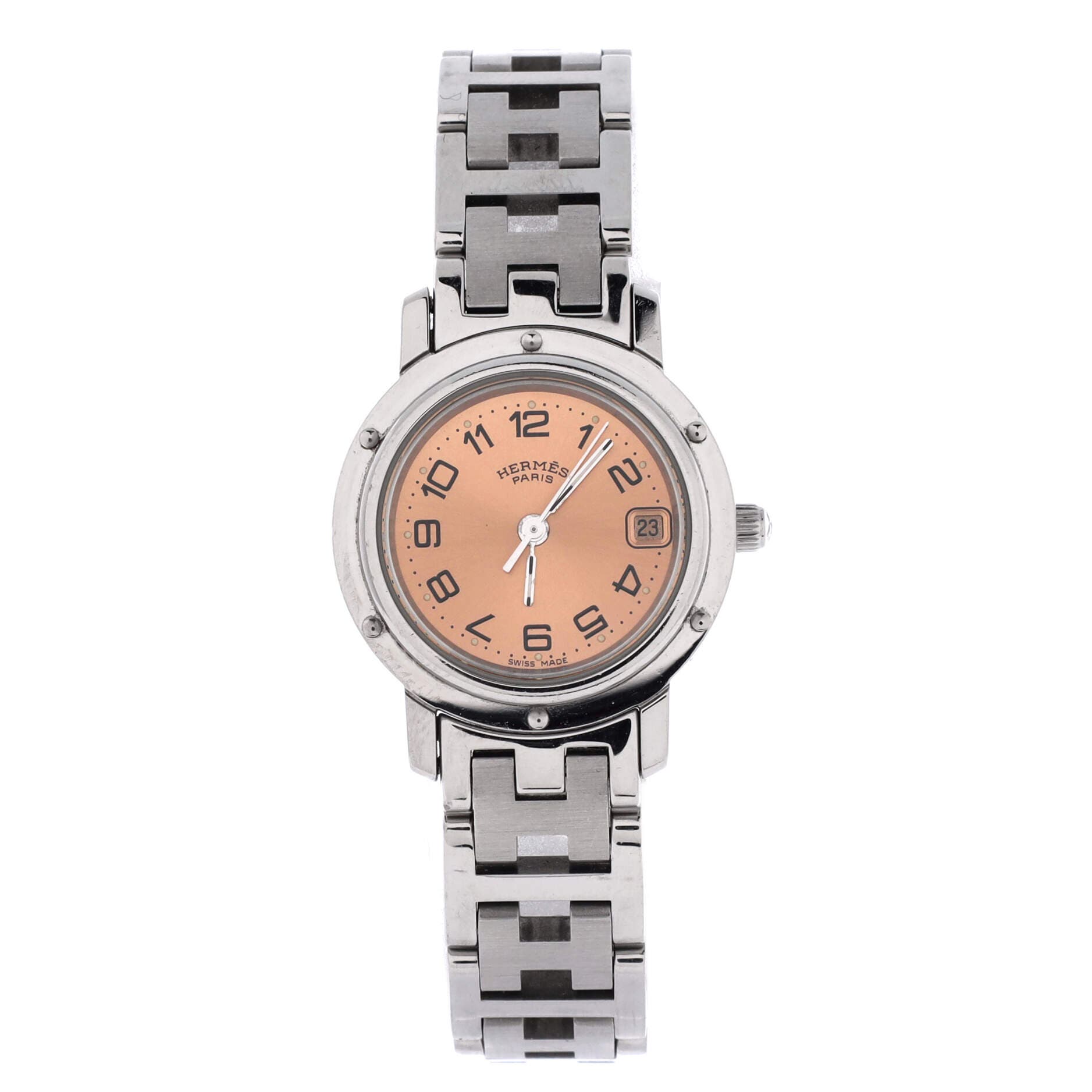 Clipper Quartz Watch Stainless Steel 24, Main, color, Metallic Silver
