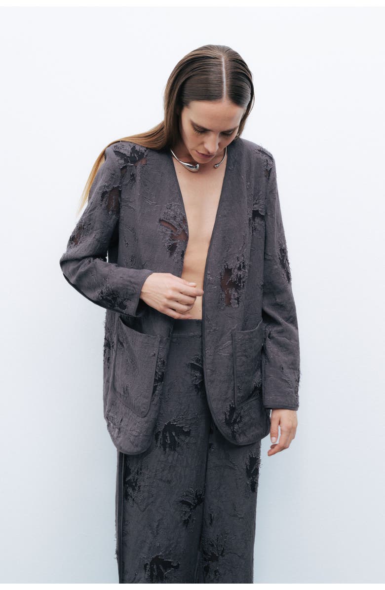 Nocturne Jacquard Jacket, Alternate, color, 