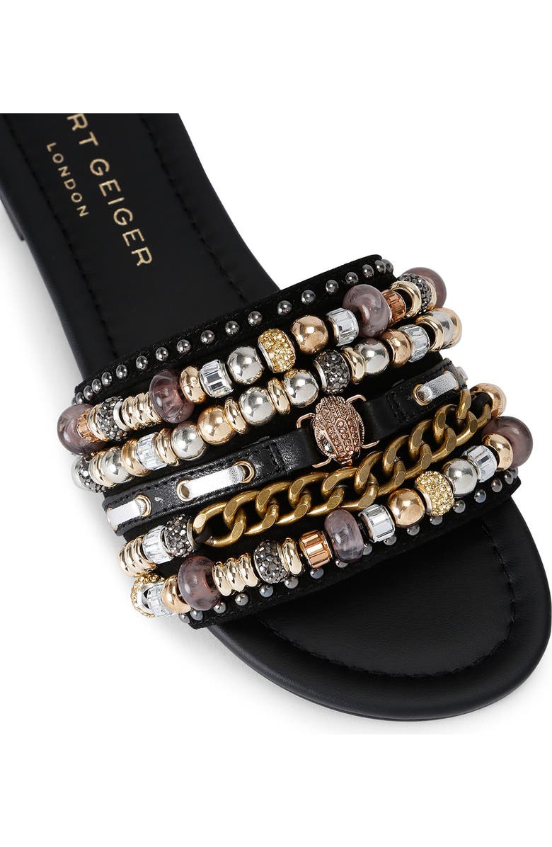 Kurt Geiger London Southbank Slide Sandal, Alternate, color, Charcoal