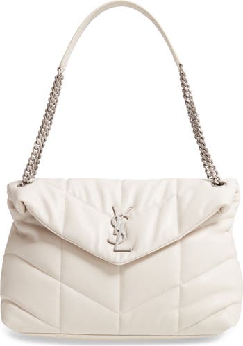 Medium Lou Leather Puffer Bag