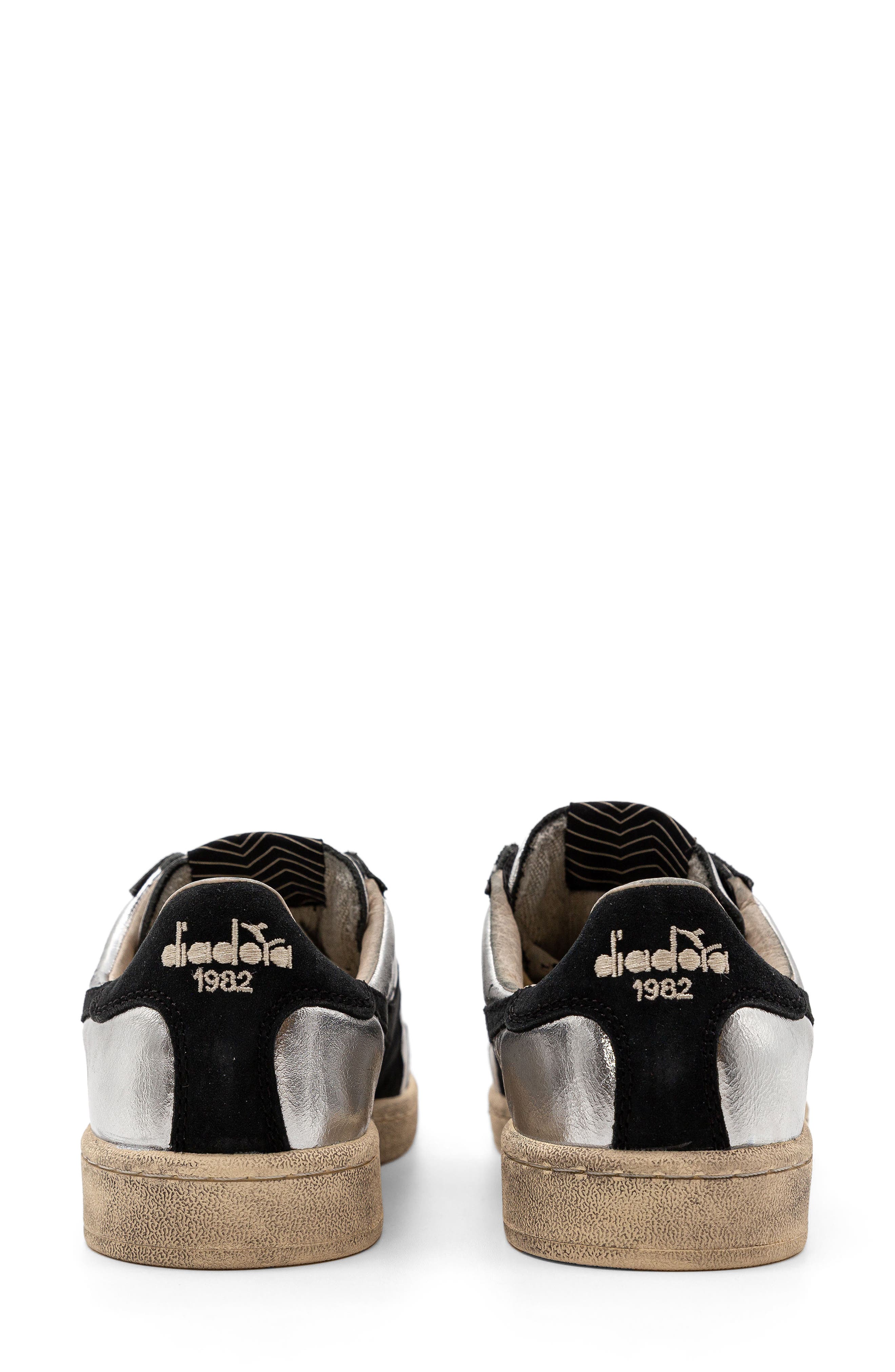 Diadora Prestige Metallic Sneaker, Alternate, color, Silver