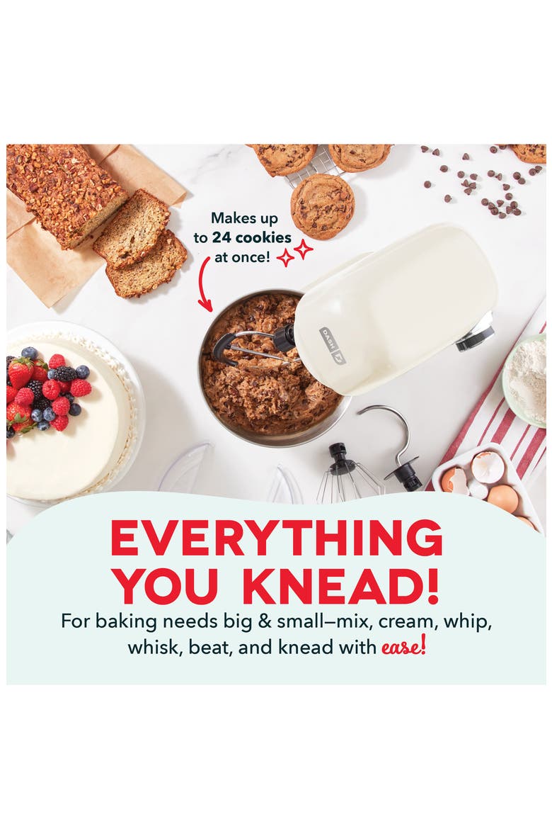 Tilt-Head 3.5-Quart Stand Mixer, Alternate, color, CREAM