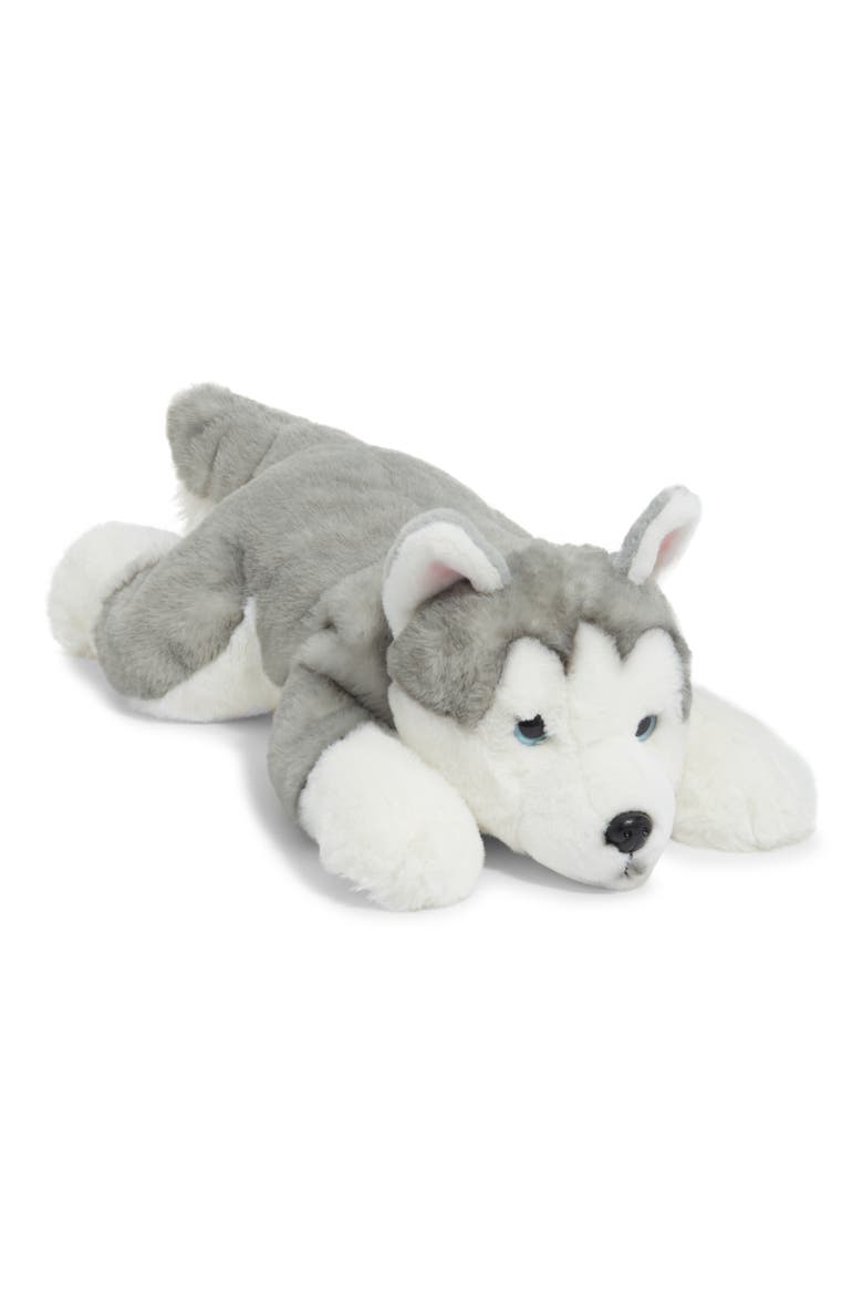 Sweet Husky Plush Stuffed Animal, Main, color, GREY/ WHITE