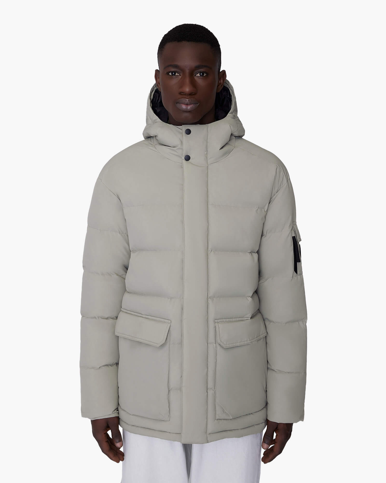ALEXANDER | Hooded Recycled Down Winter Jacket - image 2