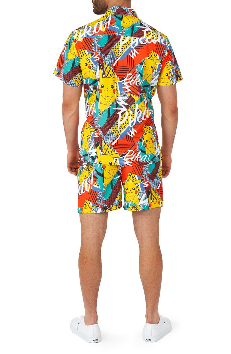 OppoSuits 2-Piece Pikachu Summer Set, Alternate, color, Yellow