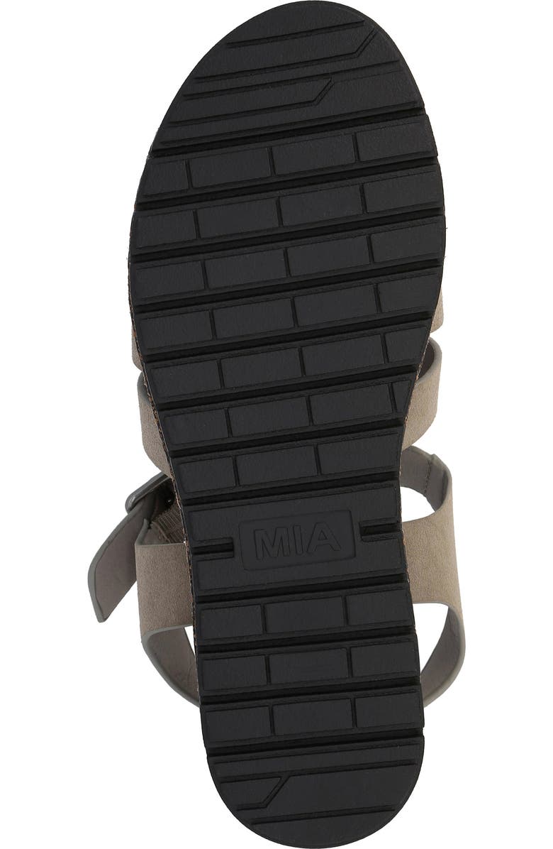 MIA Kaja Platform Fisherman Sandal, Alternate, color, Taupe