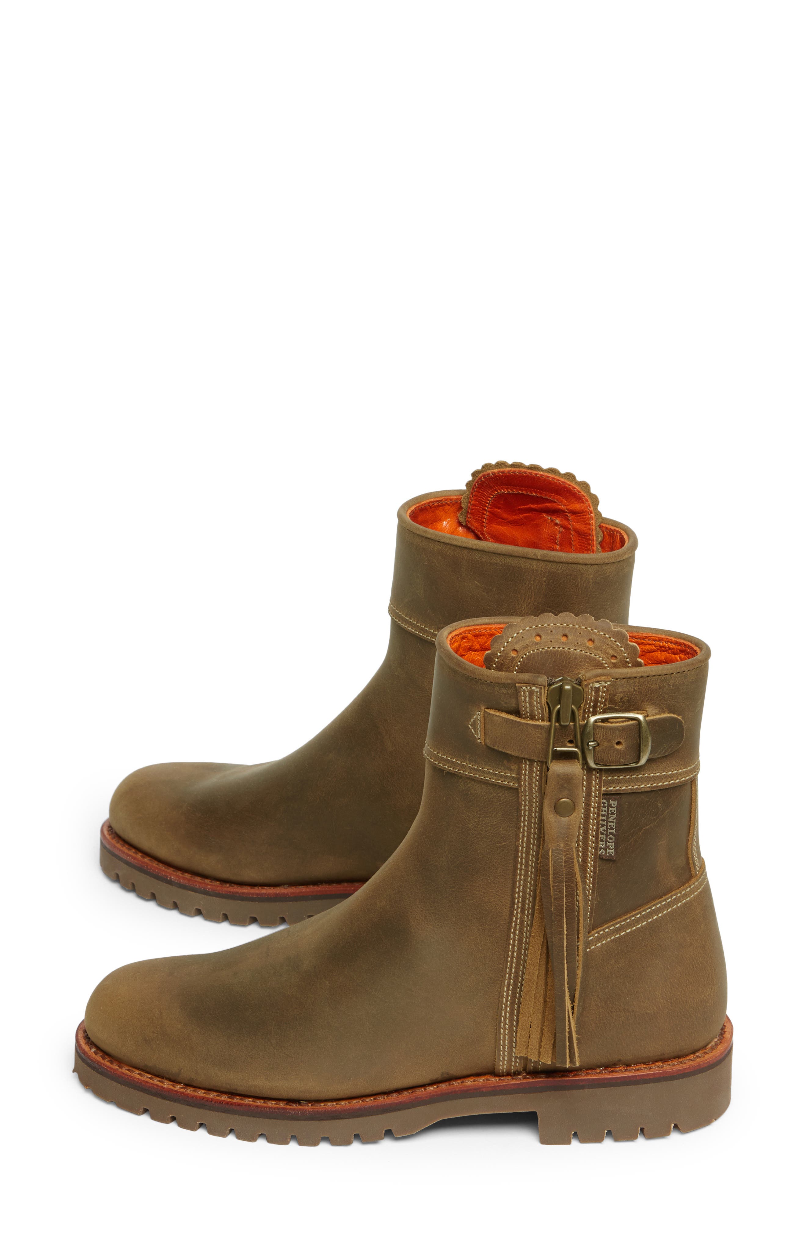 Penelope Chilvers Crop Tassel Leather Boot, Alternate, color, 