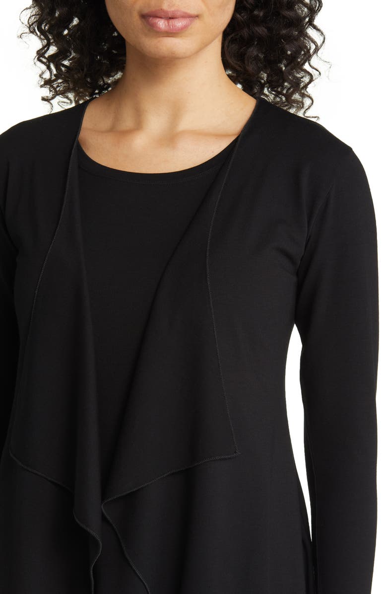 Masai Copenhagen Itally Open Front Jacket, Alternate, color, Black