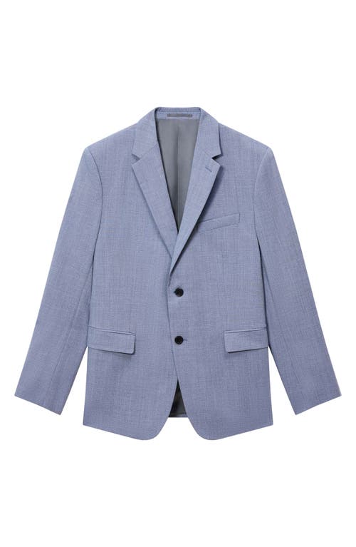 Theory Chambers Melange Solid Slim Fit Suit Jacket In Light Indigo