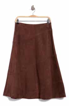 Sosie Suede Midi Skirt
