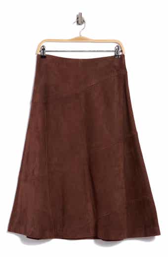 Sosie Suede Midi Skirt