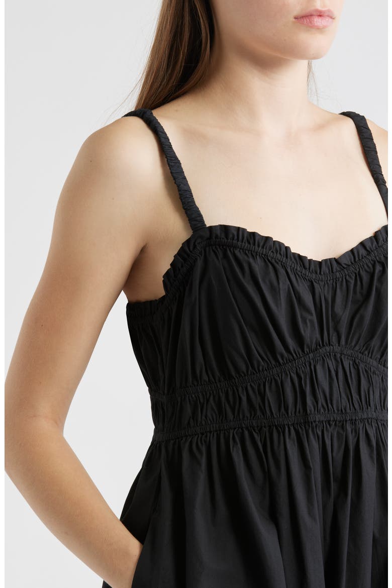 Dalza Cotton Dress, Alternate, color, BLK