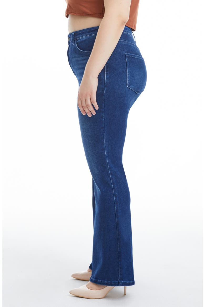 High Waist Flare Jeans, Alternate, color, DARK BLUE