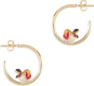 Bill Skinner Studio Robin Hoop Earrings