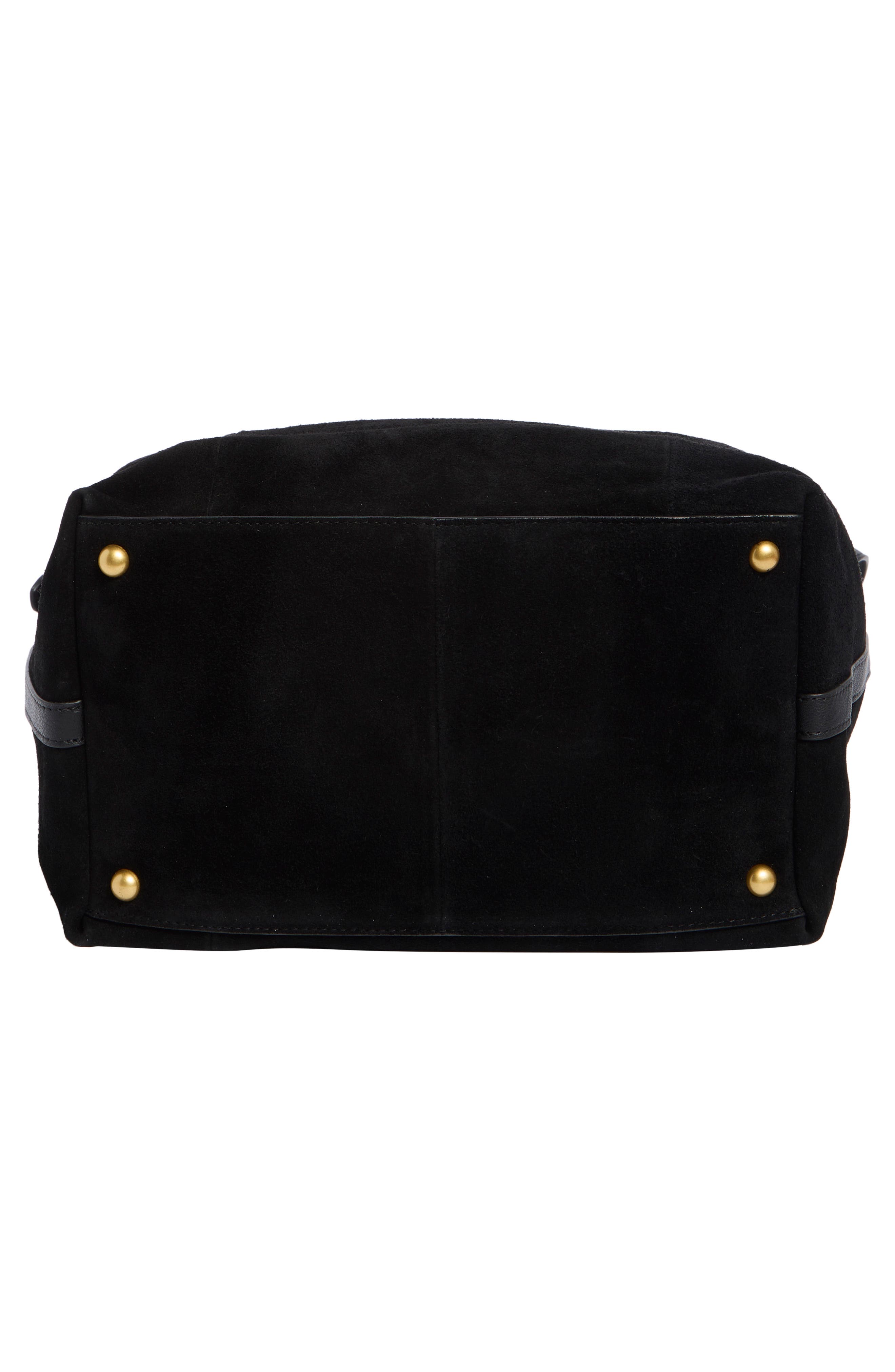 Nelly Suede Hobo, Alternate, color, BLACK COW SUEDE KOREAN NAPPA