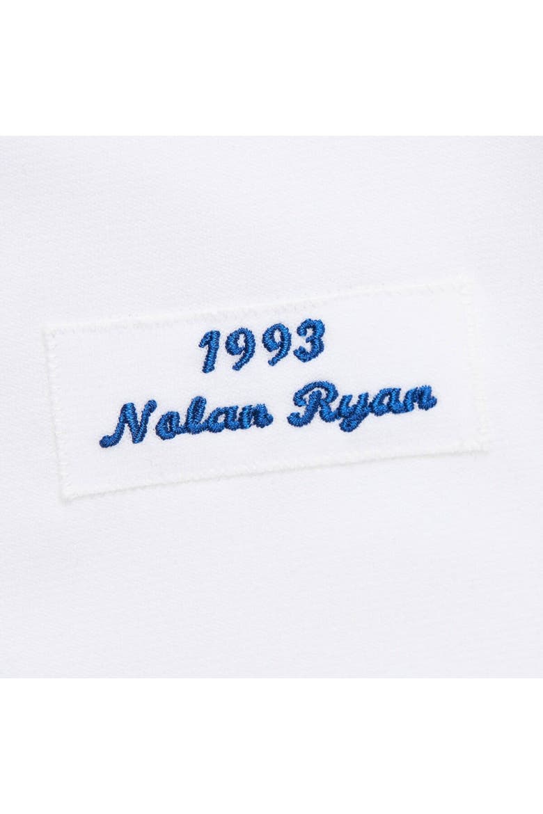 Men's Mitchell & Ness Nolan Ryan Nolan Ryan White Texas Rangers 1993 Cooperstown Collection Authentic Jersey, Alternate, color, White
