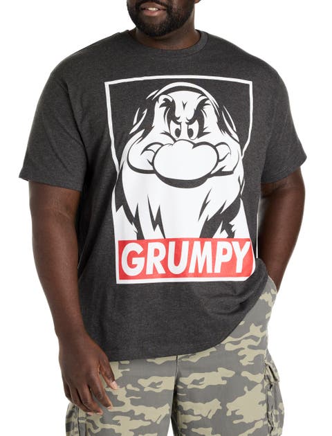 Big & Tall Snow White Grumpy Graphic Tee