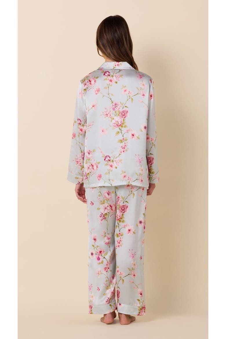 Silk Pajama Set, Alternate, color, Morning in Kyoto