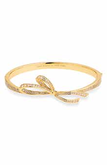 KATE SPADE SATURDAY all tied up pavé bangle bracelet