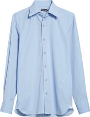 TOM FORD Classic Fit Cotton Button-Up Shirt