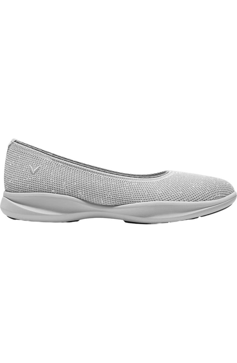 VIVAIA Water-Repellent Round-Toe All-Day Sneaker Flats, Alternate, color, Metallic Diamond