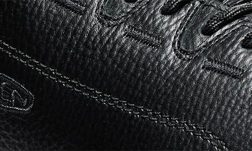 Keen Jasper Sneaker In Black Smooth Leather
