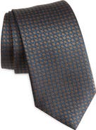 Canali Geometric Silk Tie
